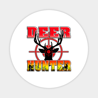 Deer Hunter Hunting Season Magnet